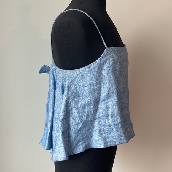 Milly Denim Rie Back Top - Picture 3 of 13